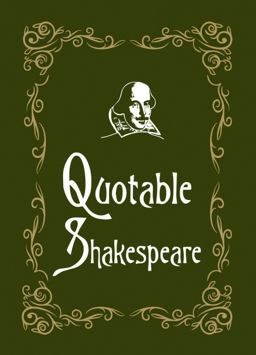 Quotable Shakespeare  9781849535847 Front Cover