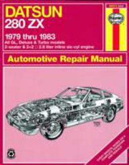 Datsun 280ZX 1979 Thru 1983)Haynes Repair Manual  9781850101246 Front Cover