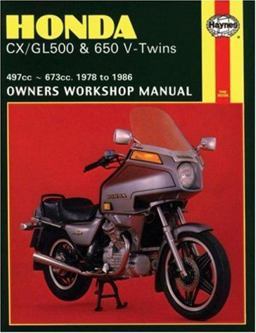 Honda Cx/Gl500 and 650 - V-Twins 497cc-673cc. , 1978 to 1986  9781850101574 Front Cover