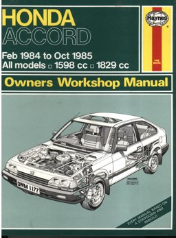 Honda Accord Owner's Workshop Manual