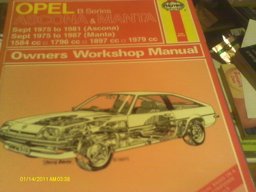 Opel Ascona & Manta Owners Workshop Manual