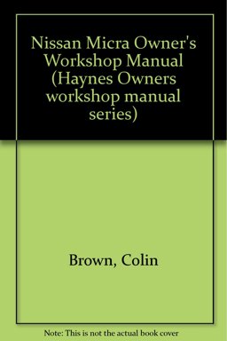 Nissan Micra Owners Workshop Manual