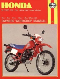 Honda XL-XR 80, 100, 125, 185 and 200 Owners Workshop Manual, No. M566