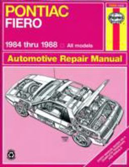 Pontiac Fiero 1984 Thru 1988 Haynes Repair Manual