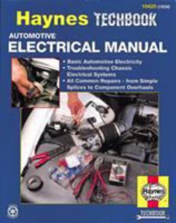 Automotive Electrical Manual  9781850106548 Front Cover