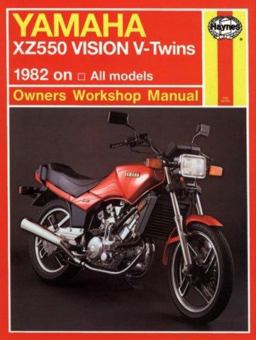 Yamaha XZ 550 Vision V-Twins Owners Workbook Manual, No. M821