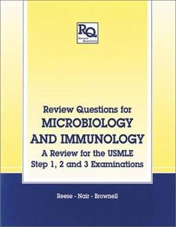 Review Questions for Microbiology and Immunology A Review for the USMLE, Step 1, 2 and 3 Examinations  9781850700203 Front Cover