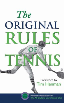 Original Rules of Tennis  9781851243181 Front Cover