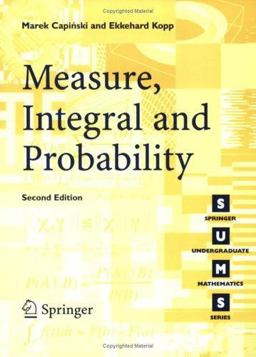 Measure, Integral and Probability 2nd 9781852337810 Front Cover