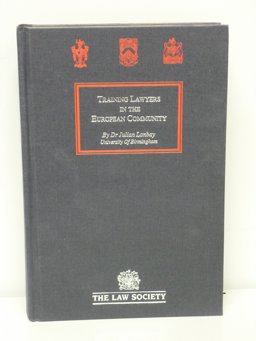 Training Lawyers in the European Community