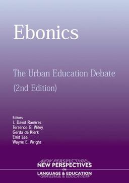 Ebonics The Urban Education Debate 2nd 9781853597961 Front Cover