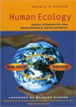 Human Ecology Basic Concepts for Sustainable Development  9781853837142 Front Cover