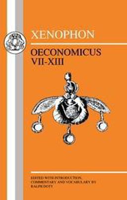 Xenophon: Oeconomicus  9781853993947 Front Cover
