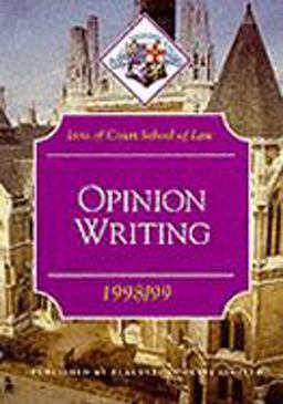 Opinion Writing, 1998-99