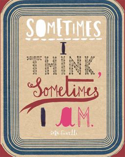 Sometimes I Think, Sometimes I Am  9781854377289 Front Cover
