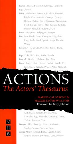 Actions The Actors' Thesaurus  9781854596741 Front Cover