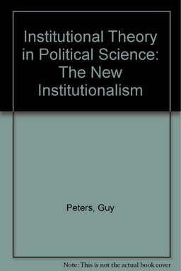 Institutional Theory in Political Science