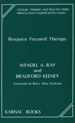 Resource Focused Therapy  9781855750494 Front Cover