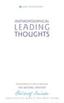 Anthroposophical Leading Thoughts 3rd 9781855840966 Front Cover