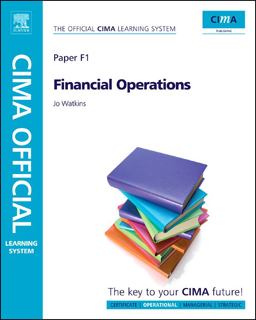 CIMA Official Learning System Financial Operations