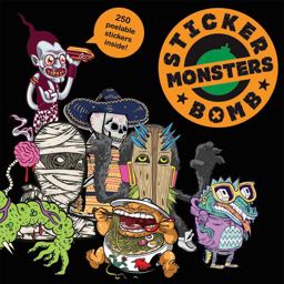 Stickerbomb Monsters  9781856698955 Front Cover