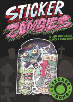Sticker Zombies  9781856699716 Front Cover