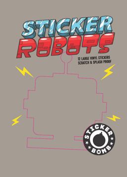 Sticker Robots  9781856699723 Front Cover