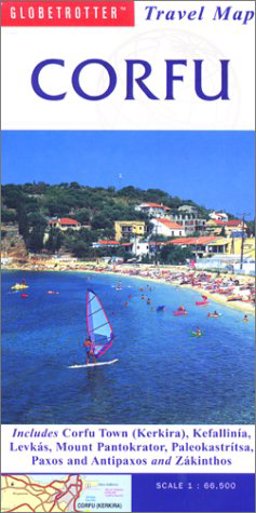 Corfu Travel Map Corfu Travel Map