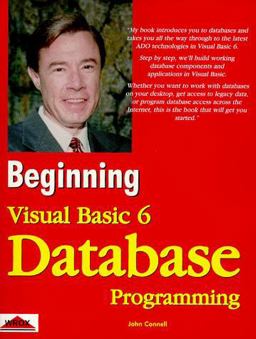 Visual Basic 6 Database Programming 1st 1998 9781861001061 Front Cover