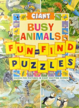 Giant Fun-to-Find Puzzles Busy Animals