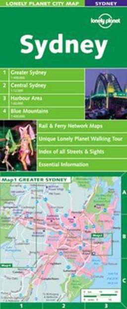 Lonely Planet Sydney City Map