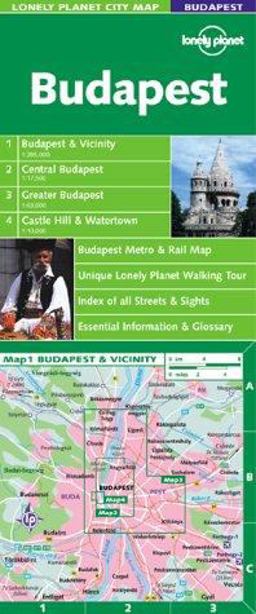 Lonely Planet Budapest City Map