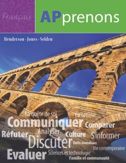 APprenons, Hardcover (includes 1 Yr Learning Site)  9781877653568 Front Cover