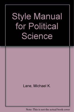 Style Manual for Political Science