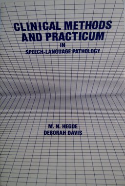 Clinical Methods and Practicum in Speech-Language Pathology  9781879105423 Front Cover