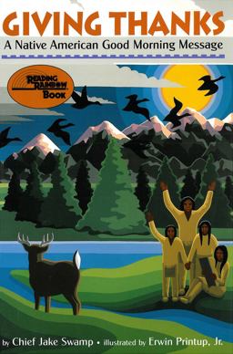 Giving Thanks: a Native American Good Morning Message (Reading Rainbow Book) (Reading Rainbow Books)  9781880000540 Front Cover