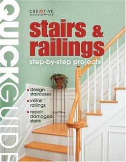 Stairs and Railings Step-by-Step Projects  9781880029886 Front Cover
