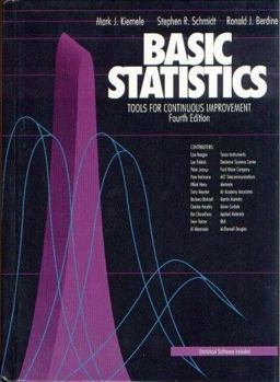 Basic Statistics : Tools for Continuous Improvement 4th 9781880156063 Front Cover