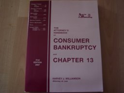 The Attorneys Handbook on Consumer Bankruptcy