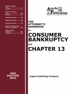 Attorney's Handbook on Consumer Bankruptcy and Chapter 13 An Attorney's Practical Guide to Consumer Bankruptcy  9781880730690 Front Cover