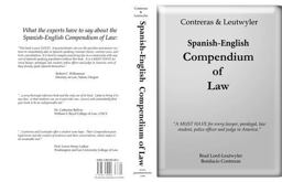 Contreras and Leutwyler Spanish - English Compendium of Law  9781881050209 Front Cover