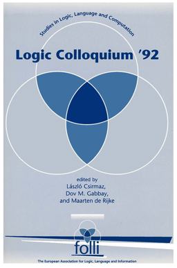 Logic Colloquium '92 Logic Colloquium '92