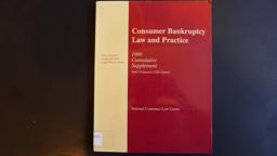 Consumer Bankruptcy Law and Practice