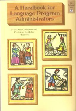 Handbook for Language Program Administrators  9781882483624 Front Cover