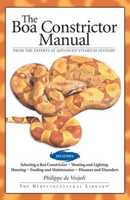 Boa Constrictor Manual  9781882770762 Front Cover