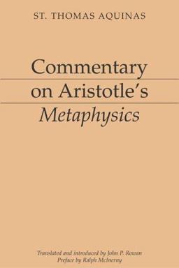 Commentary on Aristotle's Metaphysics  9781883357610 Front Cover
