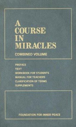 Course in Miracles Combined Volume 3rd 9781883360252 Front Cover