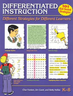 Differentiated Instruction Different Strategies for Different Learners  9781884548420 Front Cover