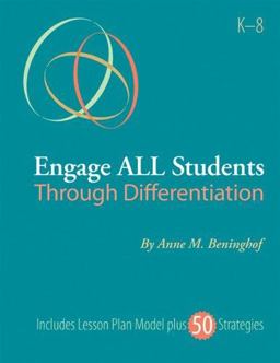 Engage All Students Through Differentiation  9781884548796 Front Cover