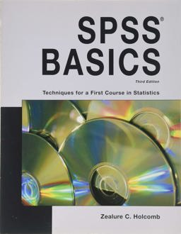 SPSS Basics-3rd Ed Techniques for a First Course in Statistics 3rd 9781884585951 Front Cover